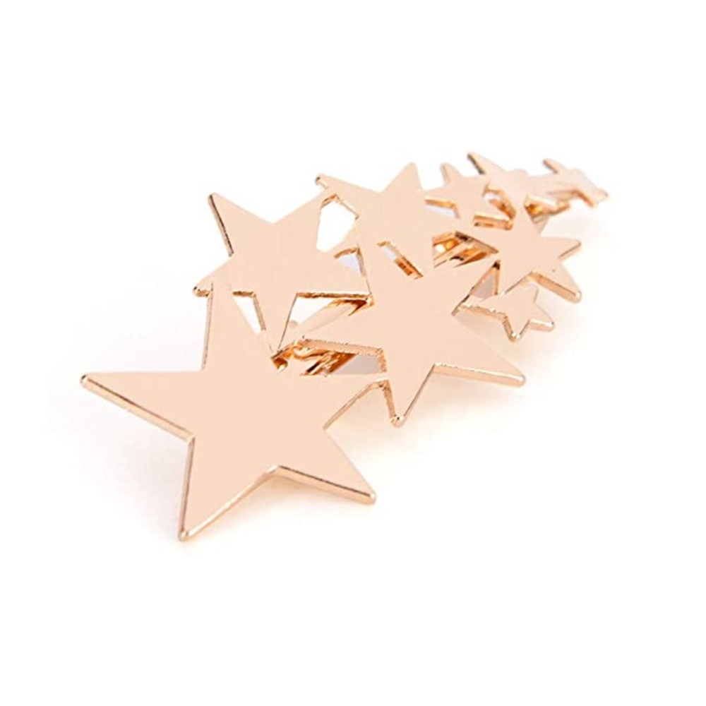 Goldtone Shooting Star Barrette